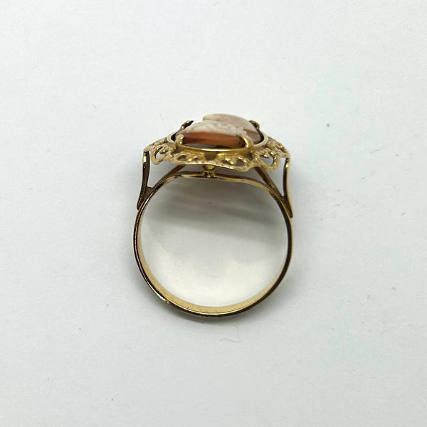 Bague Camée en Or Jaune 18 K