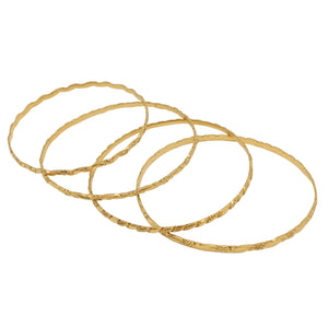 Bracelet Semainier en Or Jaune 18K - 31.06Grs