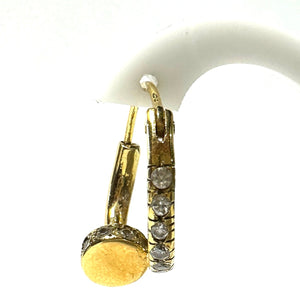 Boucles d'oreilles créoles en or 18 carats