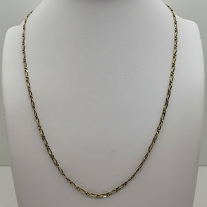 Collier Princesse Or Jaune Maille Figaro 18K - 42.5cm - 4.65gr