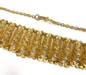 Collier Ras du Cou en Or Jaune 18k 42.78 Grs