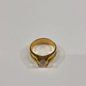 Bague en Or Jaune 18K Taille-54