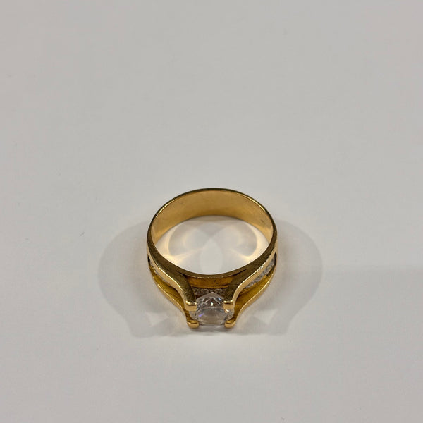 Bague en Or Jaune 18K Taille-54