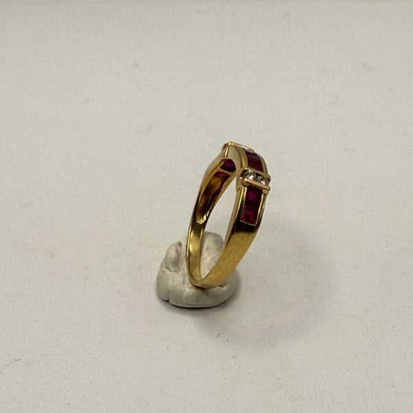 Bague en Or Jaune 18K Taille 54