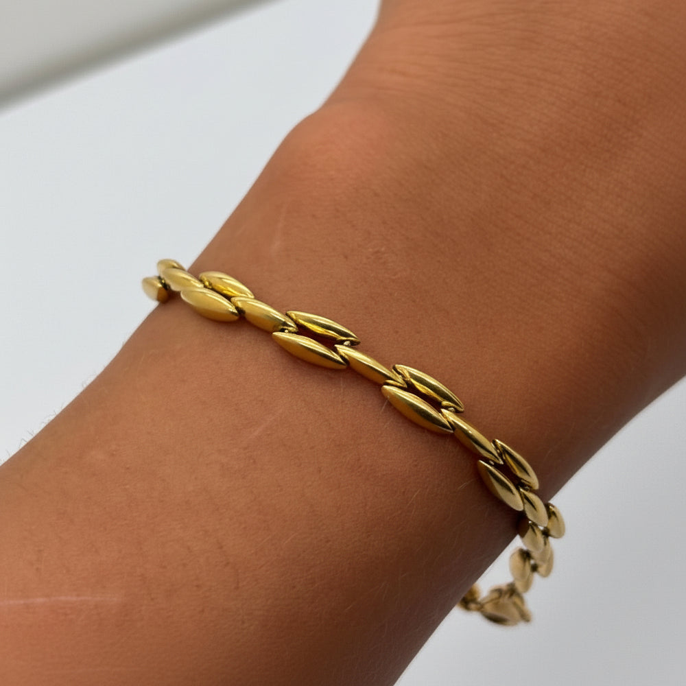 Bracelet Maillon en Or Jaune 18K 19 - 11.34 Grs