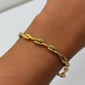 Bracelet Maillon en Or Jaune 18K 19 - 11.34 Grs