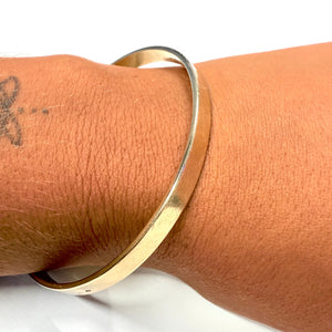 Bracelet Jonc en  Or Jaune 18k Tête d'Aigle - 25.62 Grs