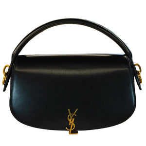 Sac à main YSL  Voltaire en cuir noir