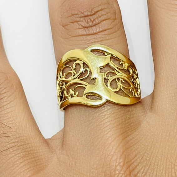 Bague en Or 18K - Taille 56 - 3.49g