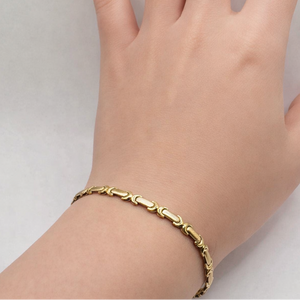 Bracelet Maillon 3 Ors - 7.81G