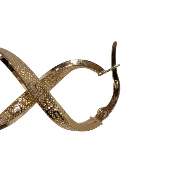Boucles d'oreilles créoles en or jaune 18K - 2.06gr