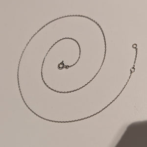Collier Princesse en Or Blanc 18K 1.94 Grs
