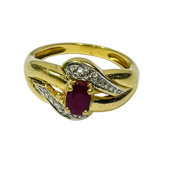 Bague en Or 18 K - Taille 54 - 5.04 G