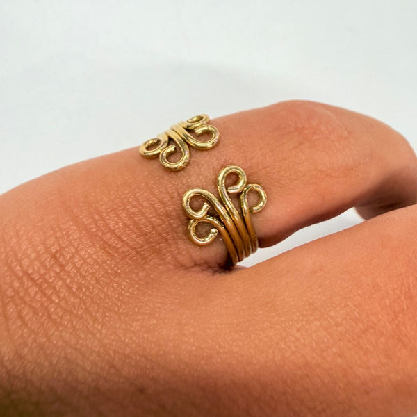 Bague en Or jaune 18K - Taille 50 - 2.19g