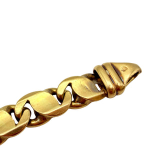 Bracelet Gourmette Or Jaune 18 Carats