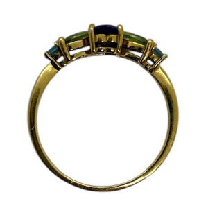 Bague Or Jaune Empierrée 18K 1.72 Grs - Taille 52