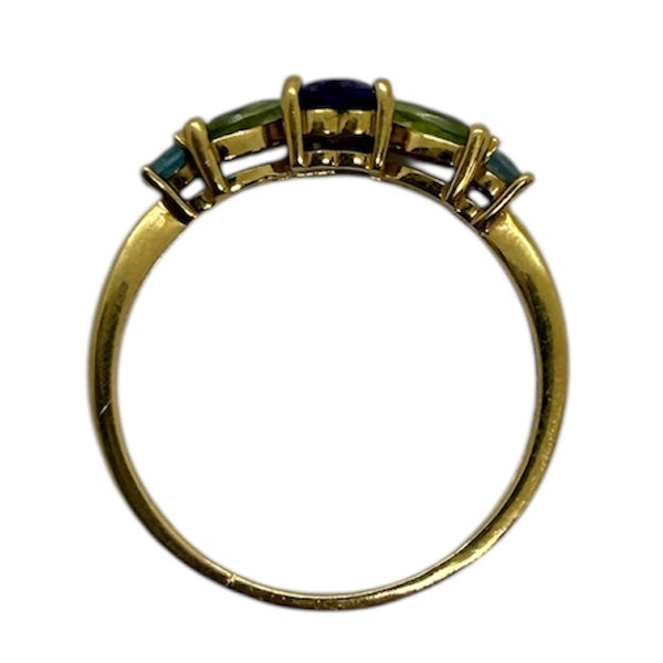Bague Or Jaune Empierrée 18K 1.72 Grs - Taille 52
