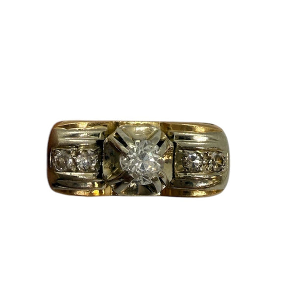 Bagues en Or Jaune avec Diamants 0.29 Carat