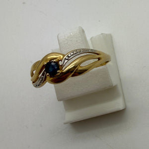 Bague Or Jaune 18 K - Taille 53 -  1.13 G