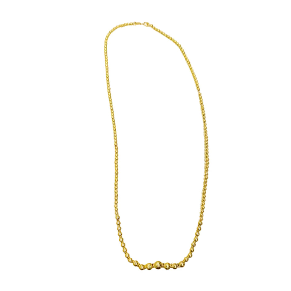 Collier Matinée Or Jaune 750 Perles d'or