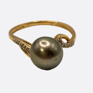 Bague en Or Jaune 18K - Taille 53 - 2.17g