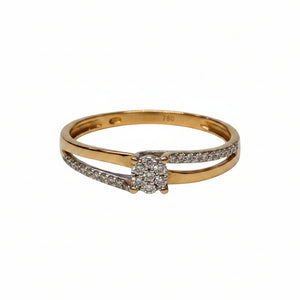 Bague en Or Rose 18k - 1.59 Grs - Taille 58