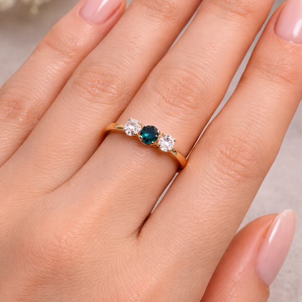 Bague en Or Jaune 18K - Taille 49 - 2.78G