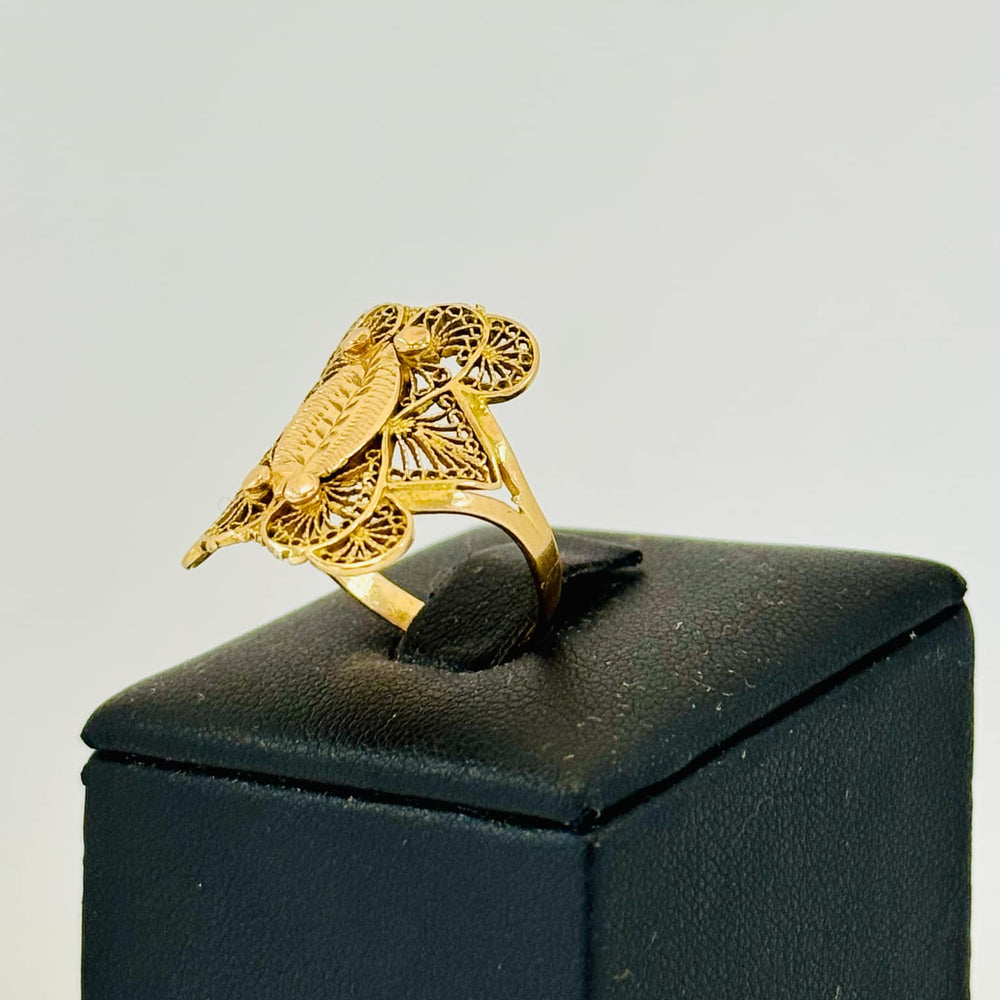 Bague en or jaune 18 carats - T 56
