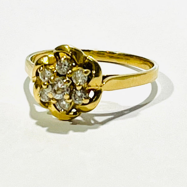 Bague Chou en Or Jaune 18 K - Taille 56 - 2.77 G
