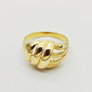 Bague en Or Jaune 18K - Taille 54 - 3.59g