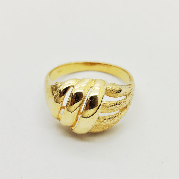 Bague en Or Jaune 18K - Taille 54 - 3.59g