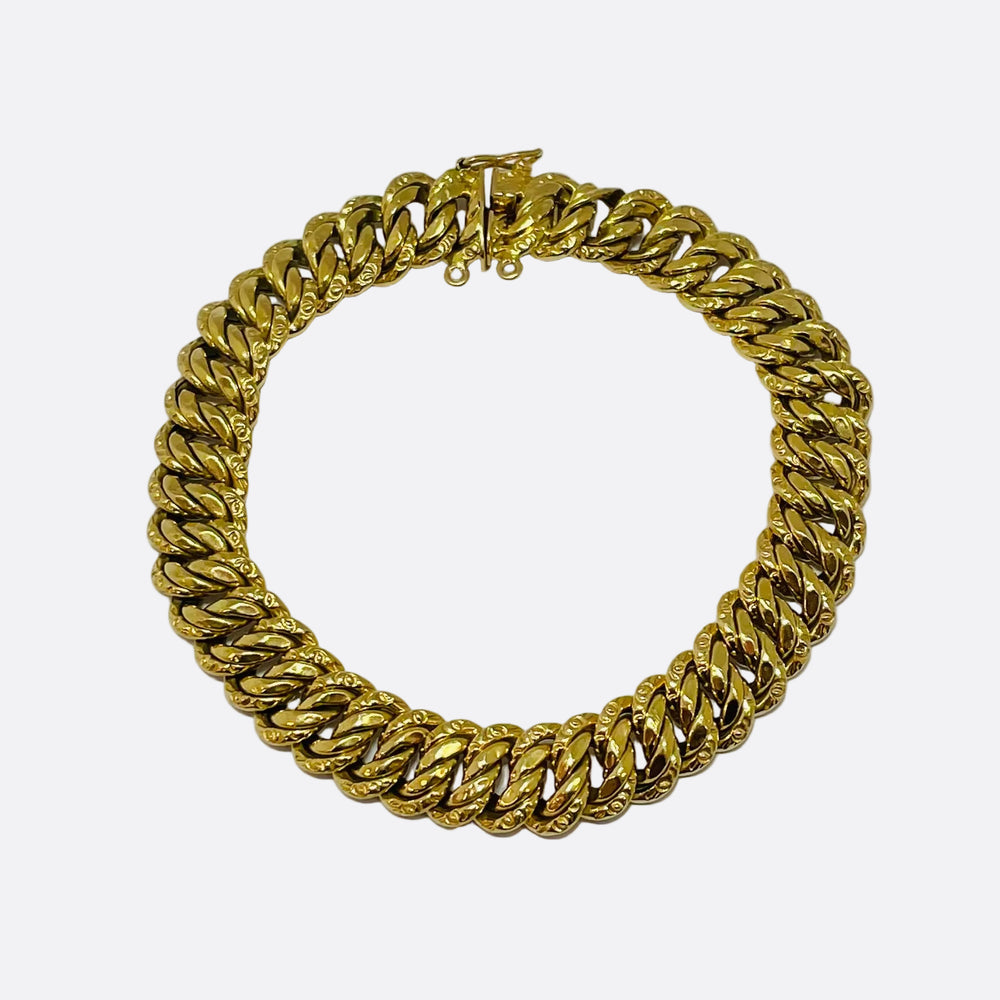 Bracelet en or jaune 18k - 13.30 G