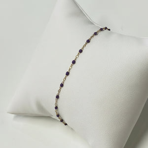 Bracelet Maillon Forçat Or Rose 18 Carats