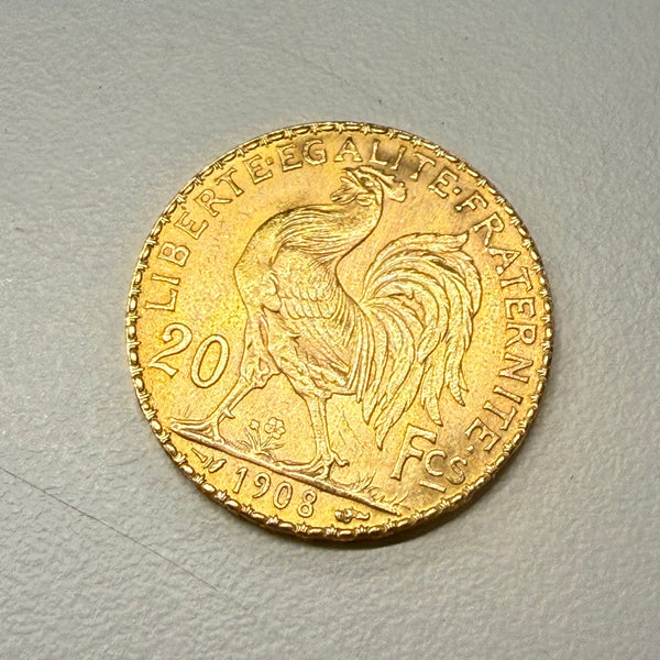 Pièce Or 20 Francs Coq Marianne – 20 Carats