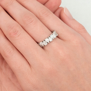 Bague en Or Blanc 18 K - Taille 53