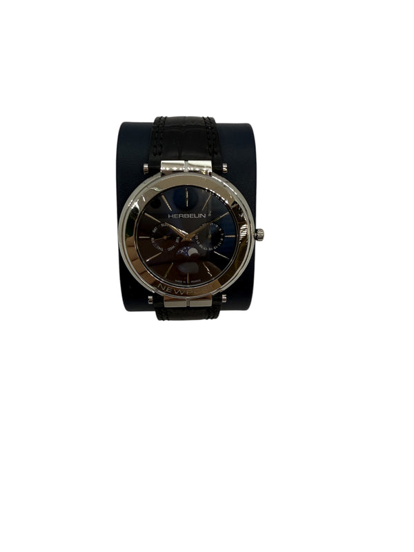 Montre Michel Herbelin Slimport 2023 - Acier et Cuir