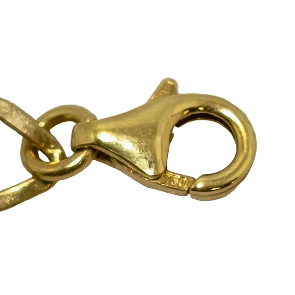 Bracelet Maillon en Or Jaune et Or Gris 18 Carats