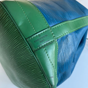 Louis Vuitton Noé Vintage en Cuir Épi Bleu