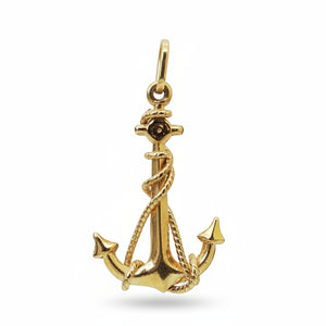 Pendentif Ancre Or Jaune 18k - 2.33 G