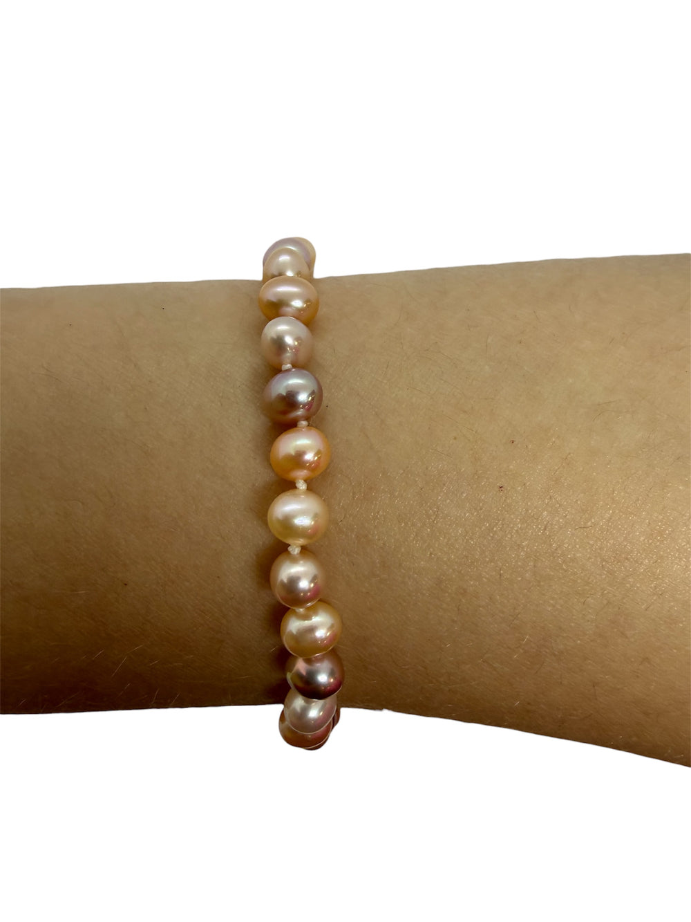 Bracelet perles en Or Jaune 18K - 7.46 Grs