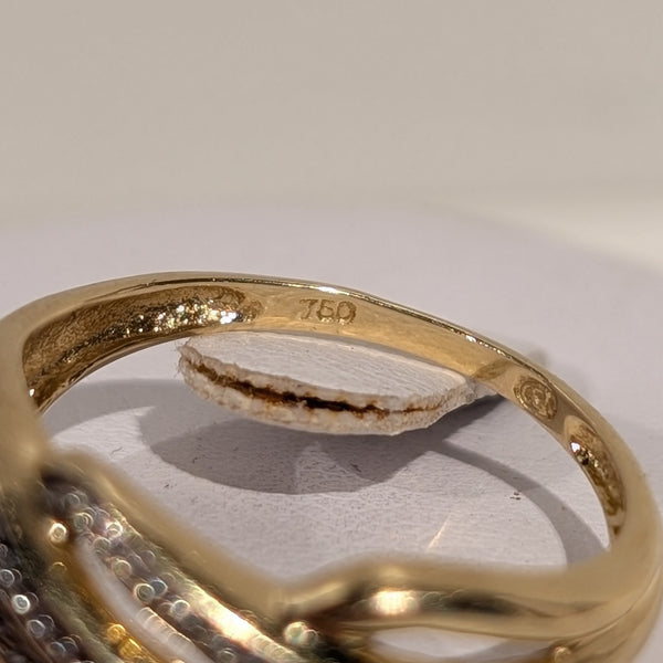 Bagues en or jaune 18K - Taille 54 - 3.04 Grs