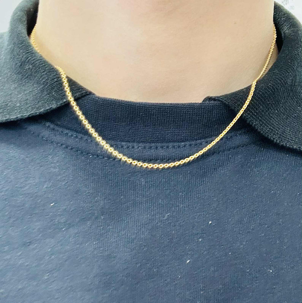 Collier en Or Jaune 18 carats Longueur- 45cm