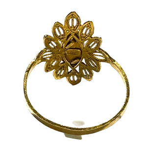 Bague ancienne en Or jaune 18K - Taille 56