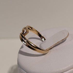 Bague en Or Jaune 18K - Taille 54 -  2.18 Grs