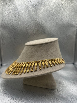 Collier Princesse en Or Jaune 18K – Maille Fantaisie Torsadée