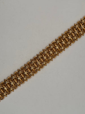 Bracelet Manchette en Or Jaune 18K 43.82 Grs