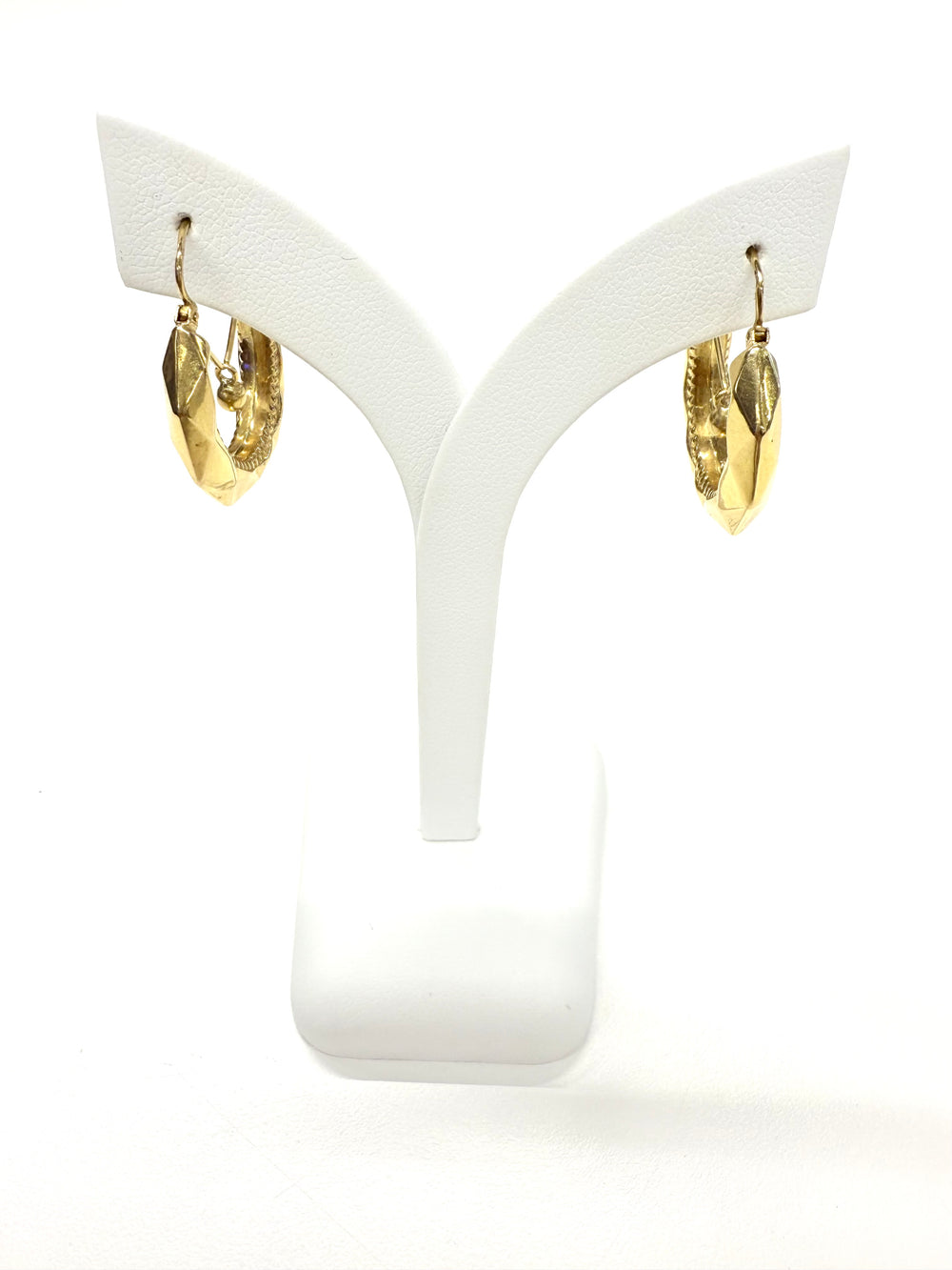 Créoles d'Oreilles en Or Jaune 18k - 3 Grs