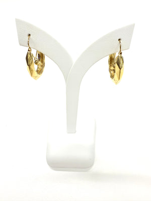 Créoles d'Oreilles en Or Jaune 18k - 3 Grs