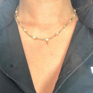 Collier Ras du Cou en Or Jaune 18 Carats