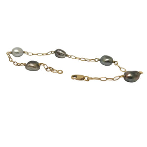 Bracelet maille forçat en or jaune 18 car
